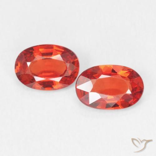 0.96ctw Natural Intense Red Sapphire, Oval, VVS-VS