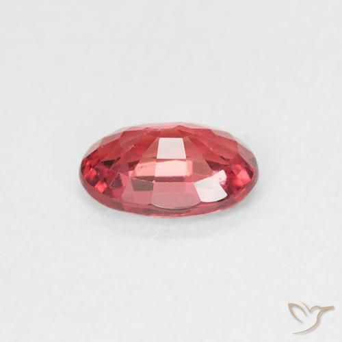 Sapphire Gemstone in 6 x 4 mm (calibrated) Size for Sale, Sapphire Stone in Medium Red Color