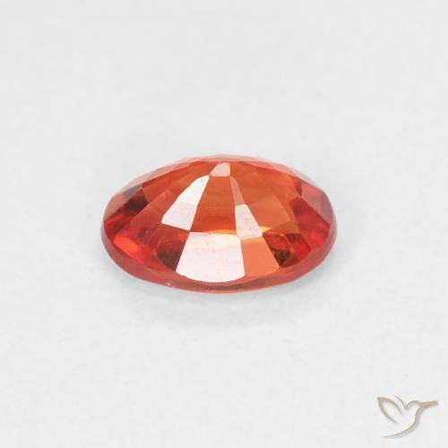 Sapphire Gemstone in 6 x 4 mm (calibrated) Size for Sale, Sapphire Stone in Medium Red Color