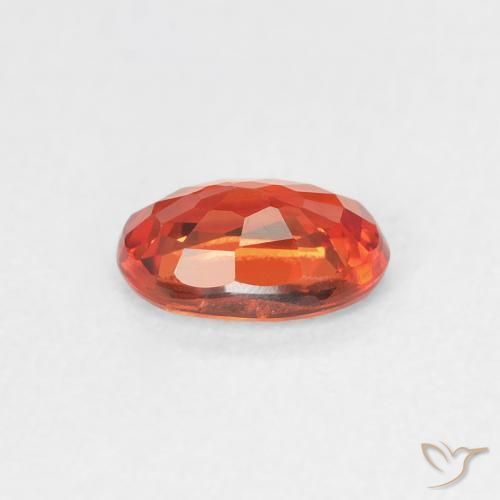 Sapphire Gemstone in 6 x 4 mm (calibrated) Size for Sale, Sapphire Stone in Bright Crimson Red Color