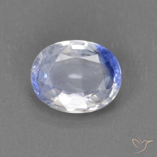 0.54ct Natural Pastel Blue Sapphire, Oval, VS