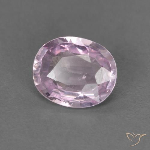 0.48 ct Pink Sapphire Stone, Natural Sapphire in Oval Facet Shape for Sale