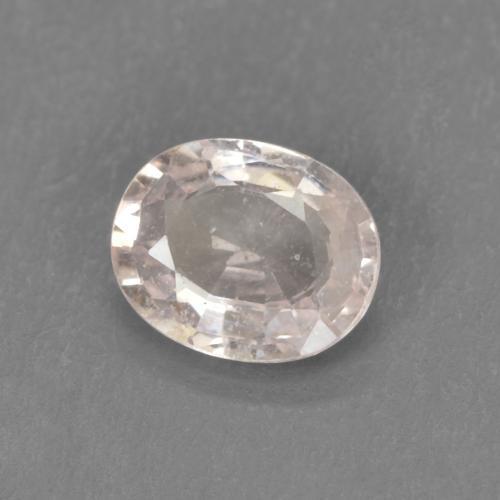 0.50 ct Pink Sapphire Stone, Natural Sapphire in Oval Facet Shape for Sale