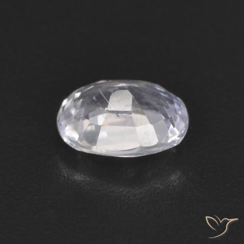 Sapphire Gemstone in 5.3 x 4 mm Size for Sale, Sapphire Stone in Bluish White Color