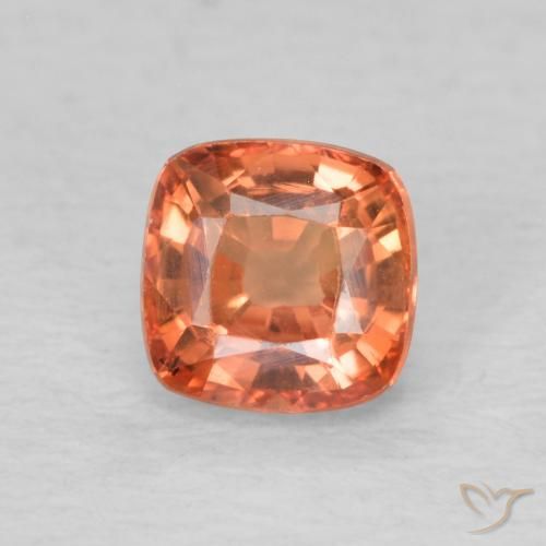 0.65ct Natural Medium Red Sapphire, Cushion, VVS