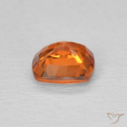 Sapphire Gemstone in 4.5 x 4.5 mm Size for Sale, Sapphire Stone in Fire Orange Color