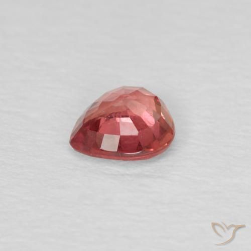 Sapphire Gemstone in 4.8 x 4.6 mm Size for Sale, Sapphire Stone in Medium Red Color