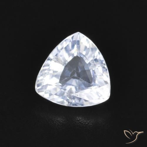 0.77 ct Blue Sapphire Stone, Natural Sapphire in Trillion Facet Shape for Sale