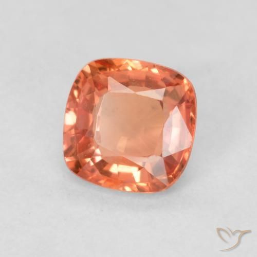 0.50 ct Red Sapphire Stone, Natural Sapphire in Cushion-Cut Shape for Sale