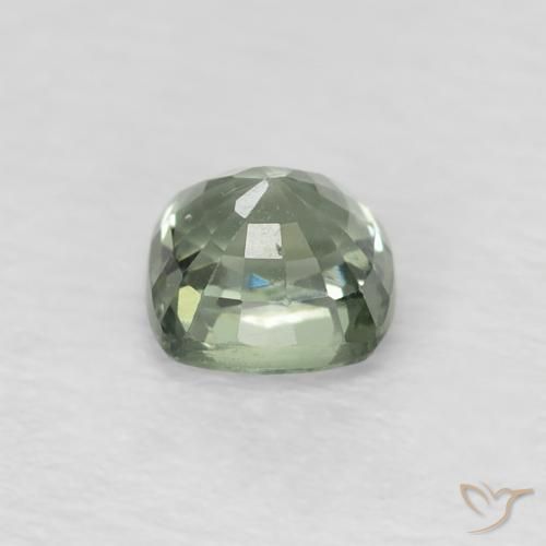 Sapphire Gemstone in 4.2 x 4.2 mm Size for Sale, Sapphire Stone in Forest Green Color