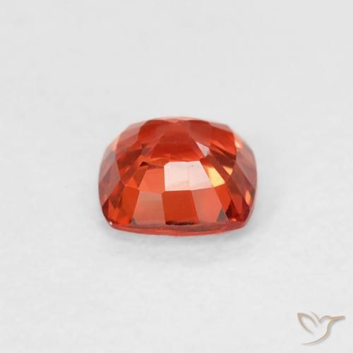 Sapphire Gemstone in 4.2 x 4.2 mm Size for Sale, Sapphire Stone in Medium Red Color