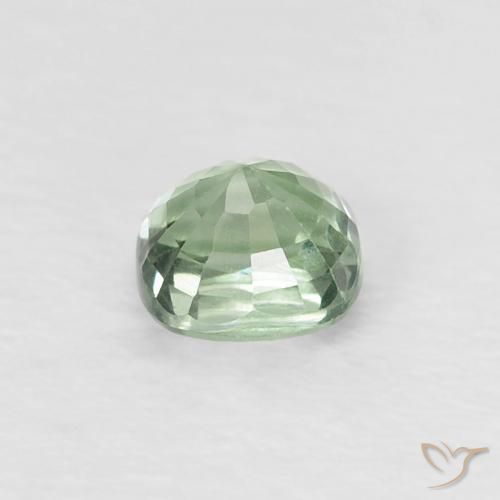 Sapphire Gemstone in 4.2 x 4.1 mm Size for Sale, Sapphire Stone in Light Sea Green Color
