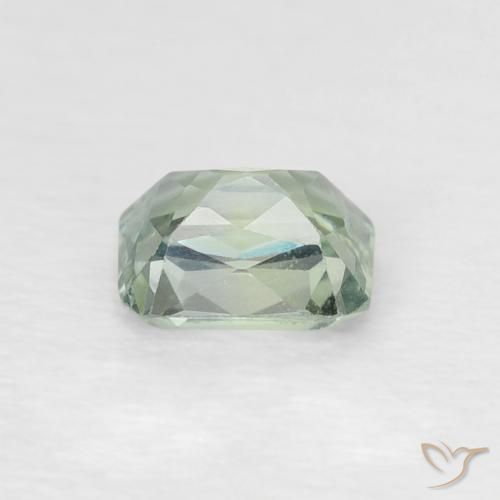 Sapphire Gemstone in 5 x 4 mm (calibrated) Size for Sale, Sapphire Stone in Pale Green Color