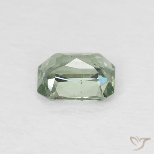Sapphire Gemstone in 5 x 4 mm (calibrated) Size for Sale, Sapphire Stone in Forest Green Color