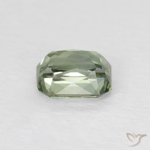 Sapphire Gemstone in 5 x 4 mm (calibrated) Size for Sale, Sapphire Stone in Medium Green Color