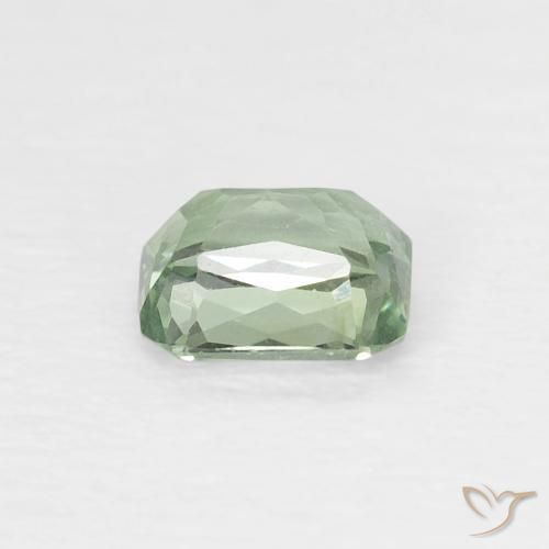 Sapphire Gemstone in 5 x 4 mm (calibrated) Size for Sale, Sapphire Stone in Pale Green Color