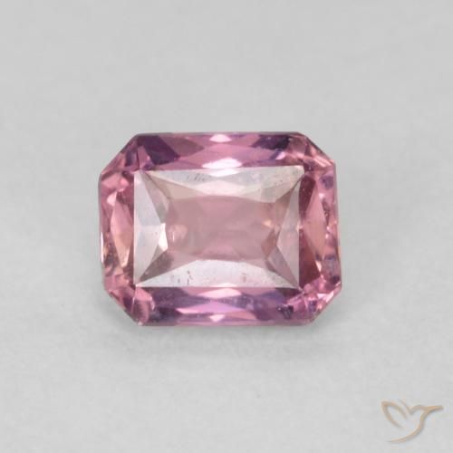Saphir violet en vrac de 0,53 ct, taille octogonale de 4,9 x 3,9 mm de Tanzanie, Photo A