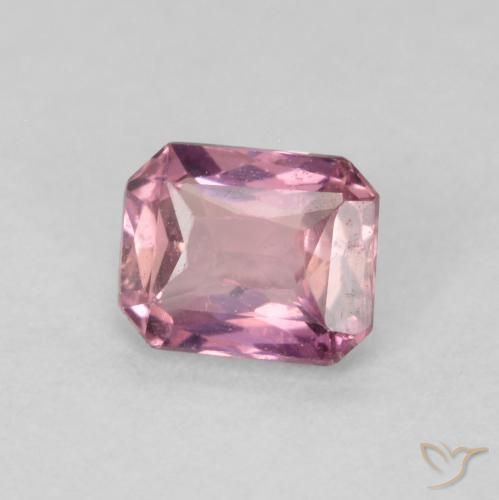 0.53 ct Purple Sapphire Stone, Natural Sapphire in Octagon / Scissor Cut Shape for Sale