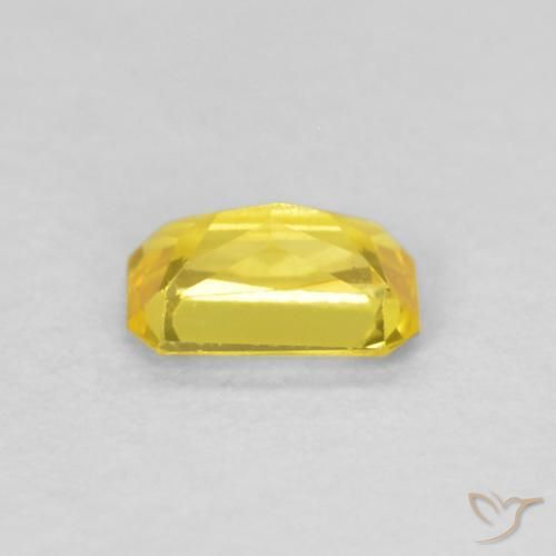Sapphire Gemstone in 5 x 3 mm (calibrated) Size for Sale, Sapphire Stone in Medium Yellow Color