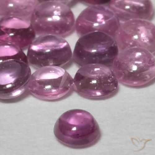 Sapphire Gemstones in 2.5 mm (calibrated) Size for Sale, Sapphire Stones in Medium Purple Color