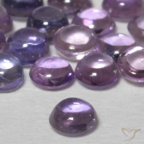 Sapphire Gemstones in 2.6 mm (calibrated) Size for Sale, Sapphire Stones in Medium Violet Color