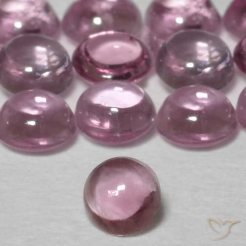 0.12ct Natural Medium Pink Sapphire, Round, Transparent
