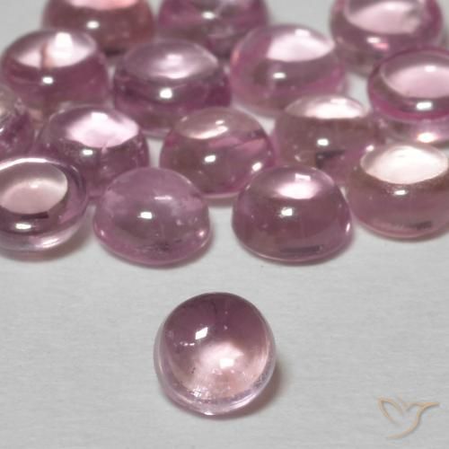 0.30ct Natural Light Bubblegum Pink Sapphire, Round, Transparent