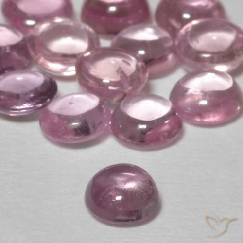 Sapphire Gemstones in 3.7 mm Size for Sale, Sapphire Stones in Light Pink Color