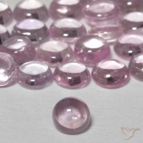 0.27ct Natural Lavender Pink Sapphire, Round, Transparent