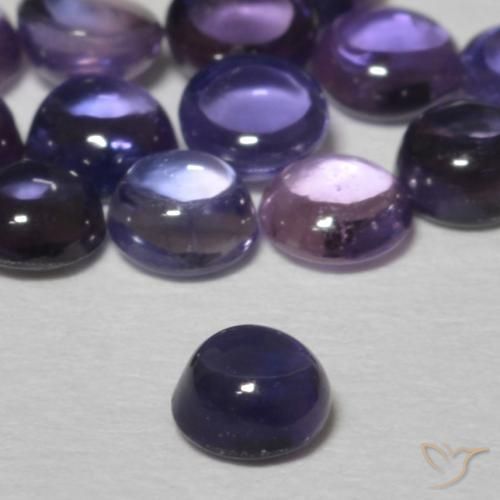 Sapphire Gemstones in 3.5 mm (calibrated) Size for Sale, Sapphire Stones in Pink Violet Color