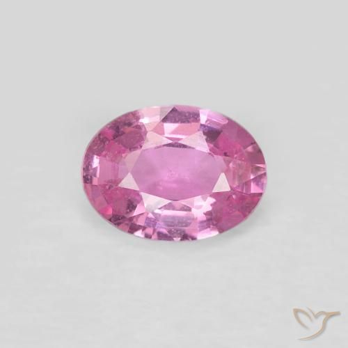 0.62ct Natural Medium Pink Sapphire, Oval, VS
