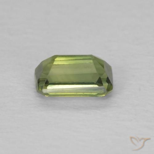 Sapphire Gemstone in 5 x 3 mm (calibrated) Size for Sale, Sapphire Stone in Deep Green Color