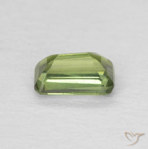 Sapphire Gemstone in 5.2 x 3.3 mm Size for Sale, Sapphire Stone in Medium Light Green Color