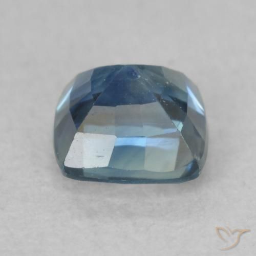 Sapphire Gemstone in 4.6 x 4.5 mm Size for Sale, Sapphire Stone in Light Blue-Green Color