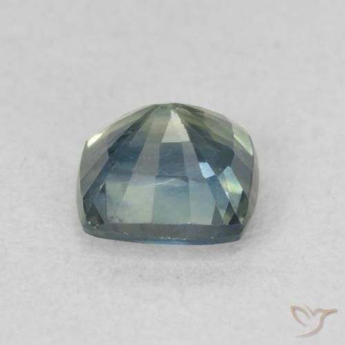 Sapphire Gemstone in 4.8 x 4.8 mm Size for Sale, Sapphire Stone in Greenish Blue Color