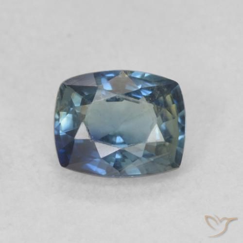 0.77ct Natural Blue Sapphire, Cushion, VS