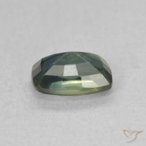 Sapphire Gemstone in 6 x 4 mm (calibrated) Size for Sale, Sapphire Stone in Deep Blue Green Color