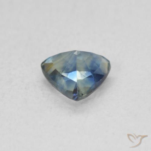 Sapphire Gemstone in 5.1 x 4.8 mm Size for Sale, Sapphire Stone in Teal Color