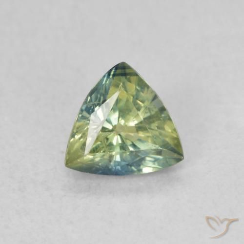 0.54ct Natural Multicolor Sapphire, Trillion, VS