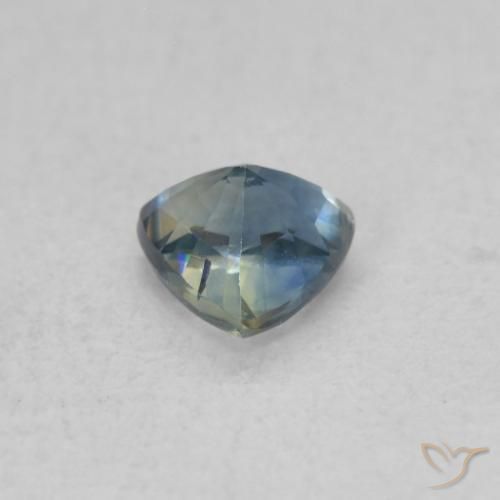 Sapphire Gemstone in 4.7 x 4.5 mm Size for Sale, Sapphire Stone in Teal Color