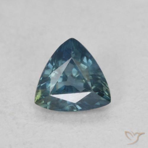 0.33ct Natural Teal Sapphire, Trillion, VS