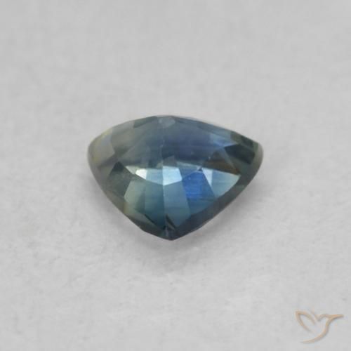 Sapphire Gemstone in 4.3 x 4.2 mm Size for Sale, Sapphire Stone in Teal Color