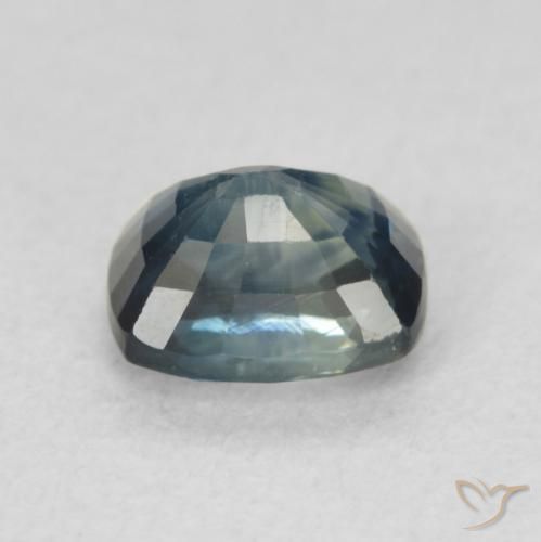 Sapphire Gemstone in 5.6 x 4.5 mm Size for Sale, Sapphire Stone in Deep Navy Blue Color