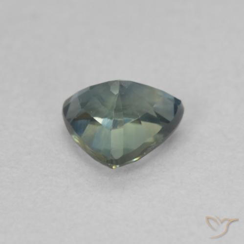 Sapphire Gemstone in 4.8 x 4.6 mm Size for Sale, Sapphire Stone in Teal Color