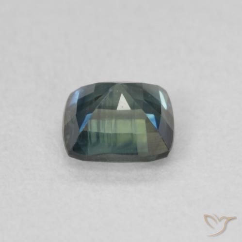 Sapphire Gemstone in 4.4 x 4.4 mm Size for Sale, Sapphire Stone in Teal Blue Color