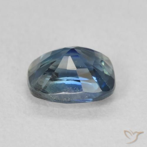 Sapphire Gemstone in 5.1 x 4.1 mm Size for Sale, Sapphire Stone in Teal Color