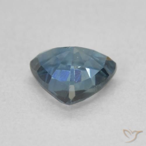 Sapphire Gemstone in 5.3 x 5.1 mm Size for Sale, Sapphire Stone in Greenish Blue Color
