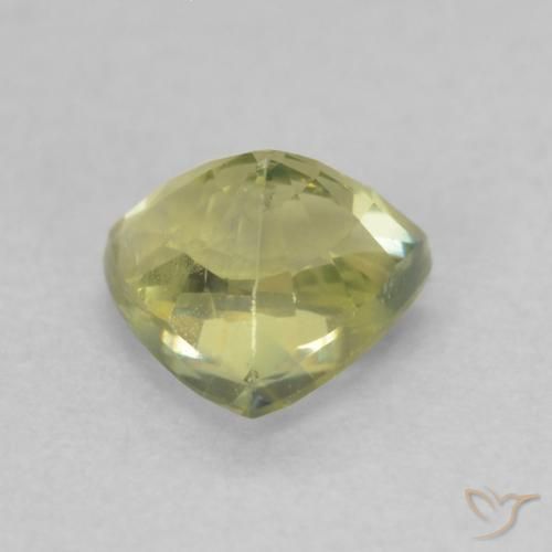 Sapphire Gemstone in 5 x 5 mm (calibrated) Size for Sale, Sapphire Stone in Medium Yellow Color