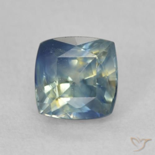 0.74ct Natural Multicolor Sapphire, Cushion, VS