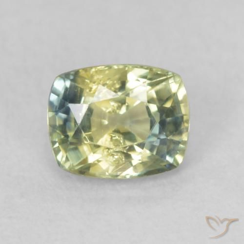 0.55ct Natural Multicolor Sapphire, Cushion, VS